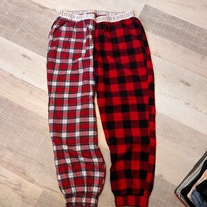 Hollister Flannel Joggers L